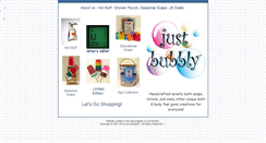 Desktop Screenshot of justbubbly.com